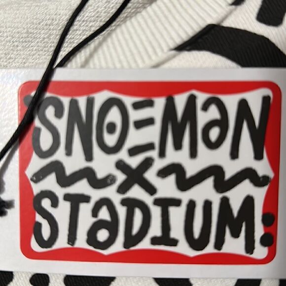 Stadium X Snoeman Oversized Sweatshirt Size Small. New with tags. Cotton. - Picture 6 of 6